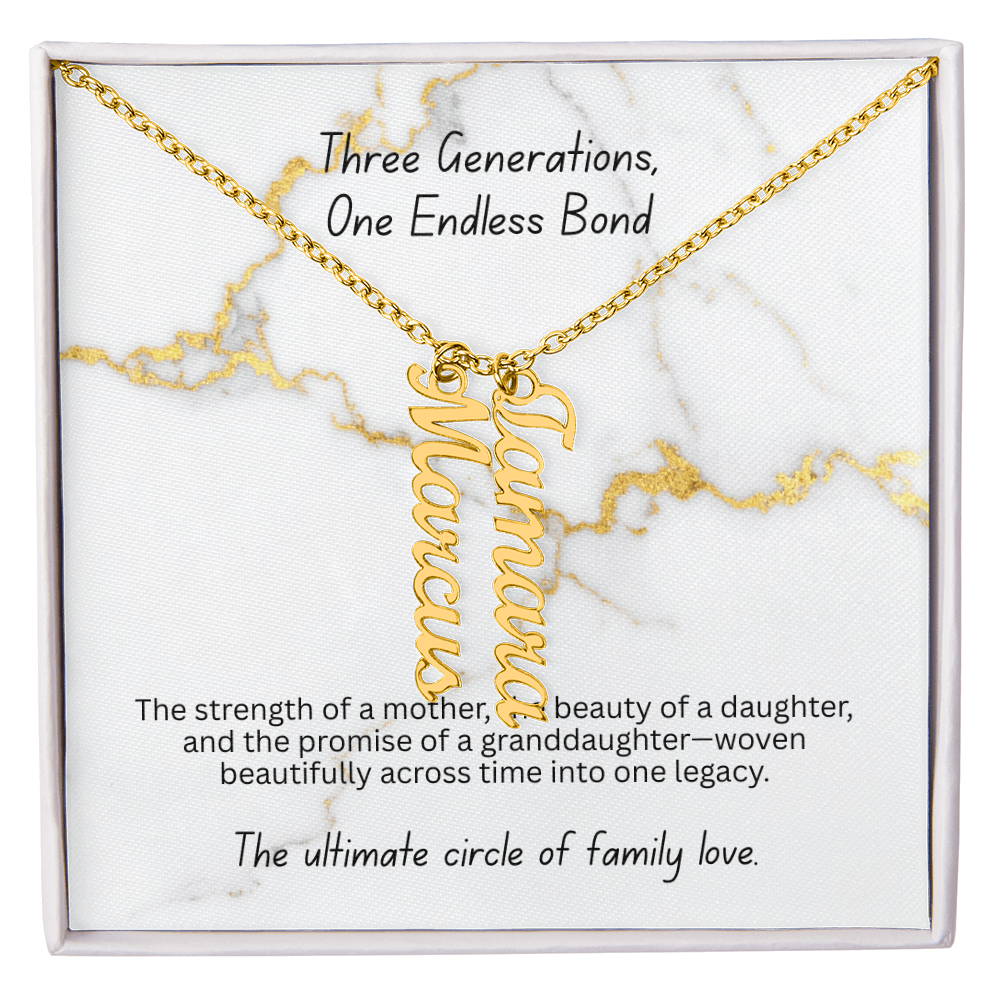 The "Three Generations" Custom Multi-Bar Necklace