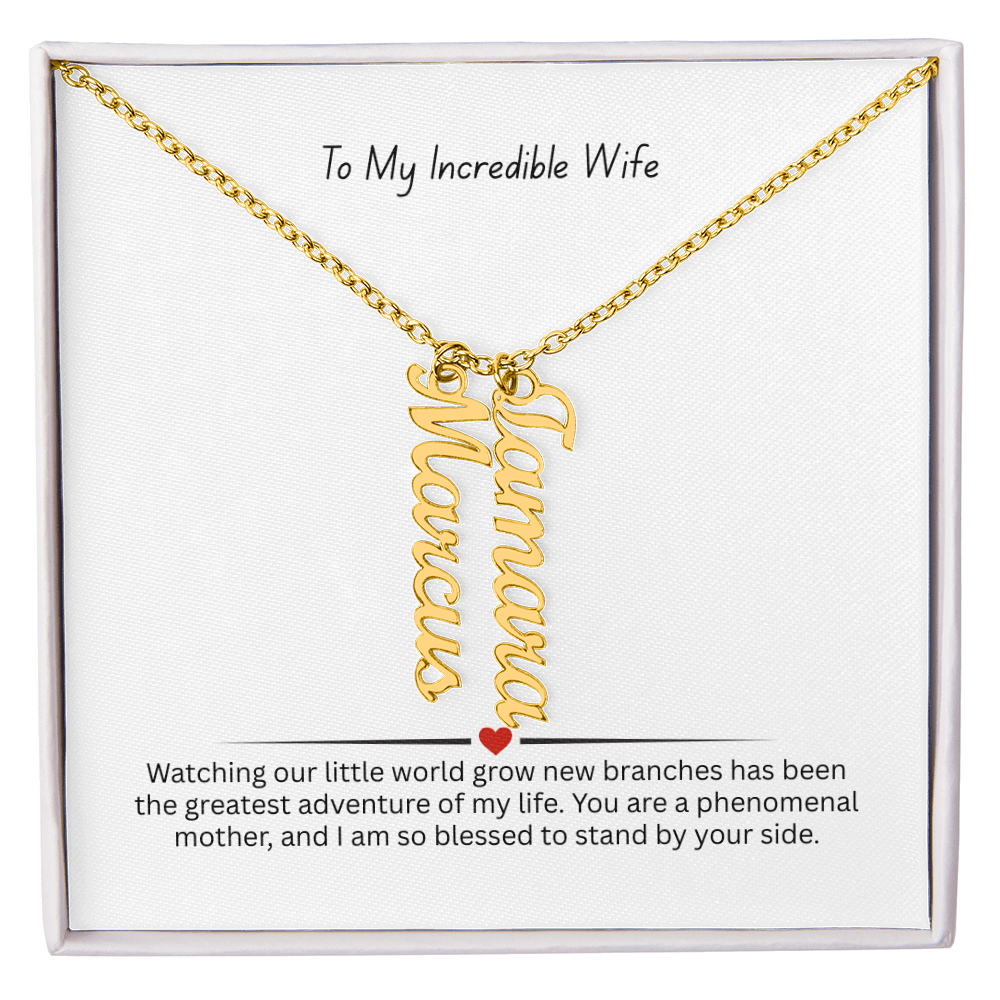 The "Growing Family" Custom Multi-Name Necklace
