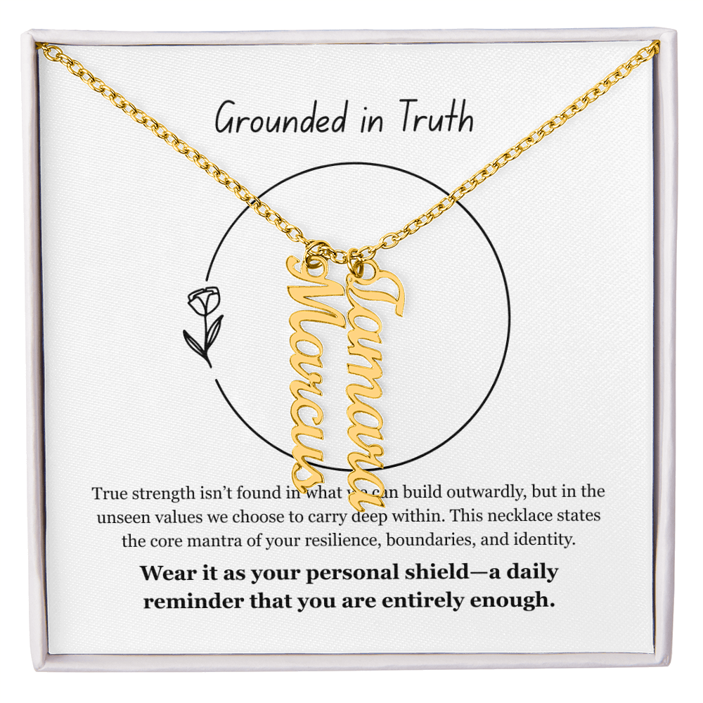 The "Personal Shield" Multi-Bar Affirmation Necklace