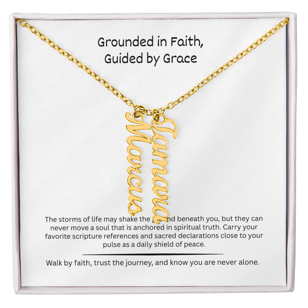 The "Tri-Faith Devotion" Personalized Scripture Necklace