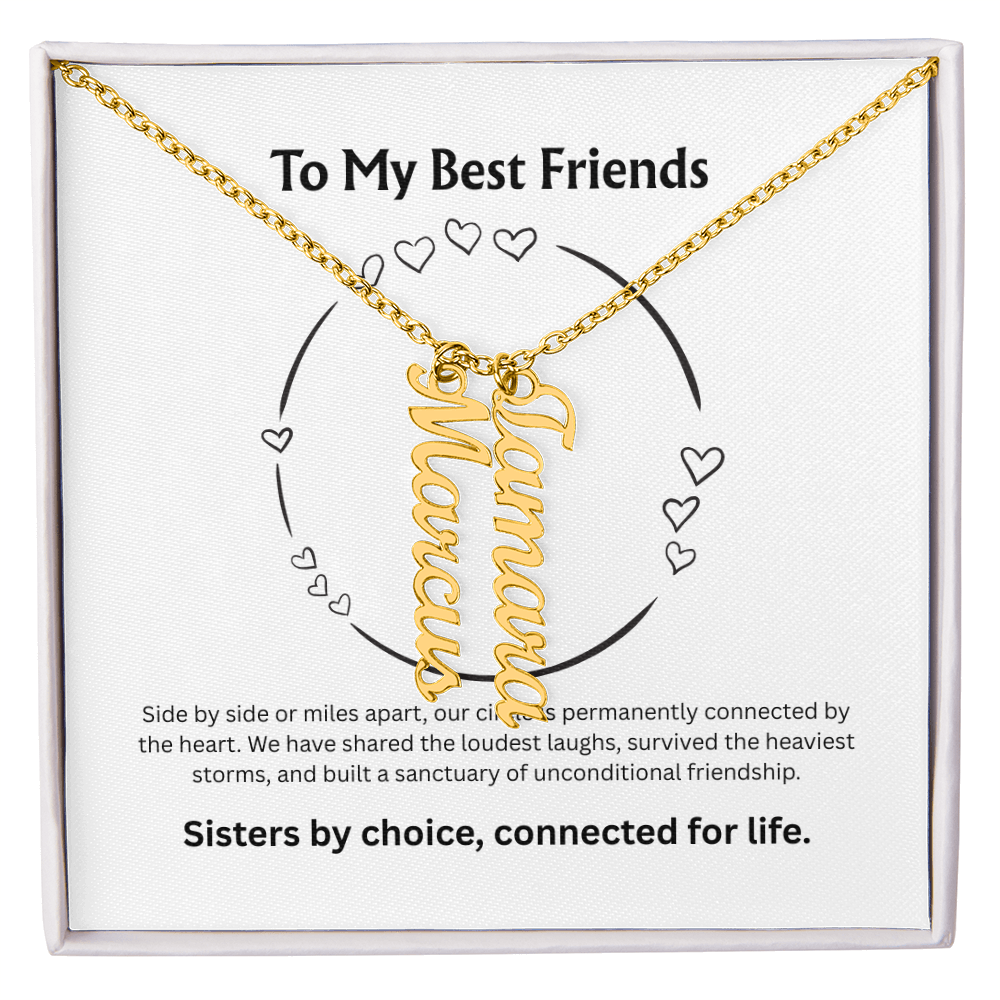 The "Best Friends Pack" Multi-Bar Name Necklace