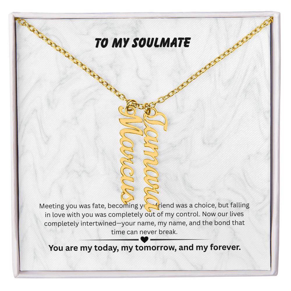 The "Couples Intertwined" Custom Multi-Bar Necklace