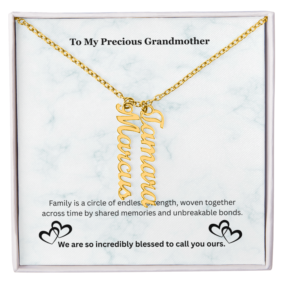 The "Generational Crest" Custom Multi-Bar Pendant