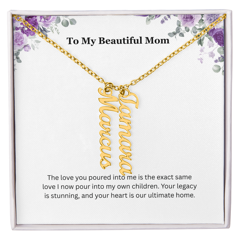 The "Matriarch Legacy" Multi-Name Necklace for Grandma