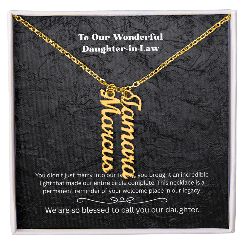 The "Welcomed to the Family" Multi-Name Necklace