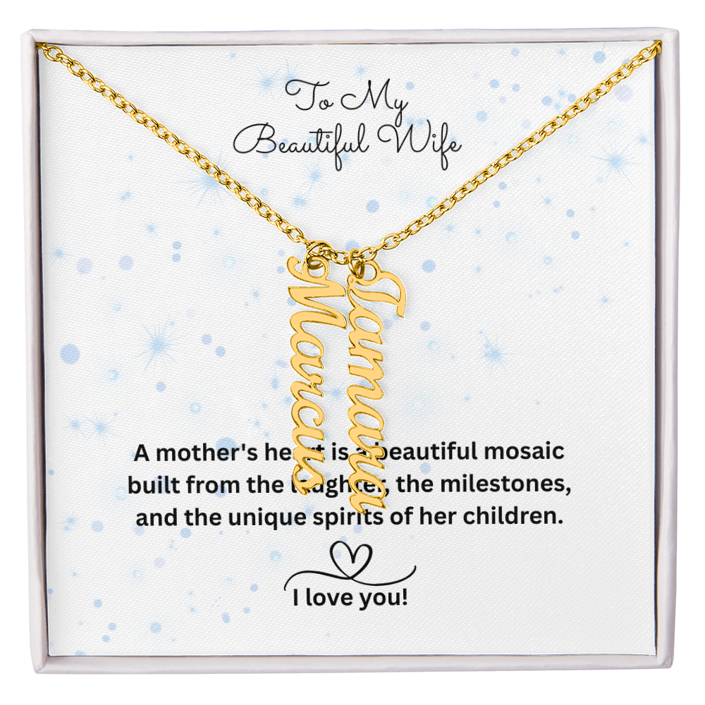 The "Mama's World" Custom Multi-Name Necklace