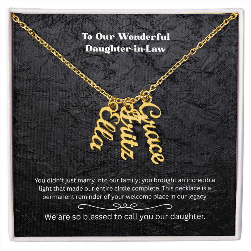 The "Welcomed to the Family" Multi-Name Necklace
