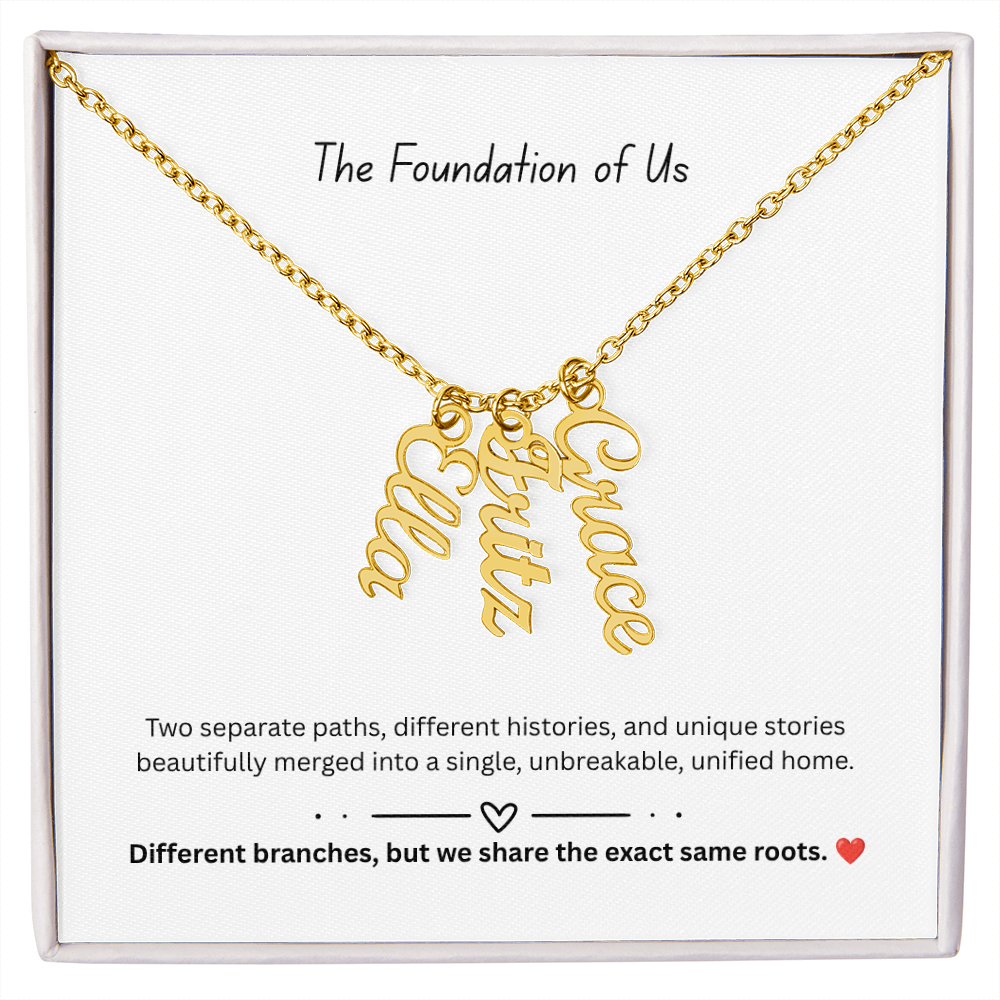 The "Two Worlds Unified" Multi-Bar Name Necklace