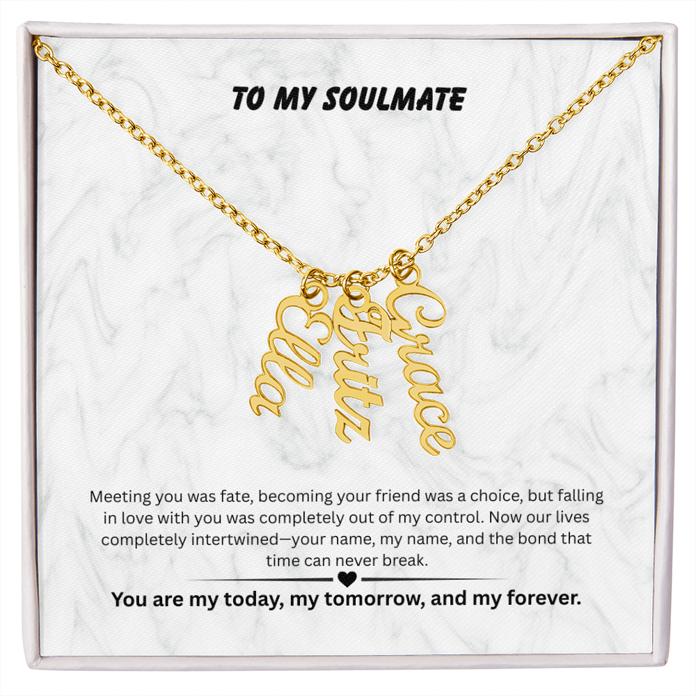 The "Couples Intertwined" Custom Multi-Bar Necklace