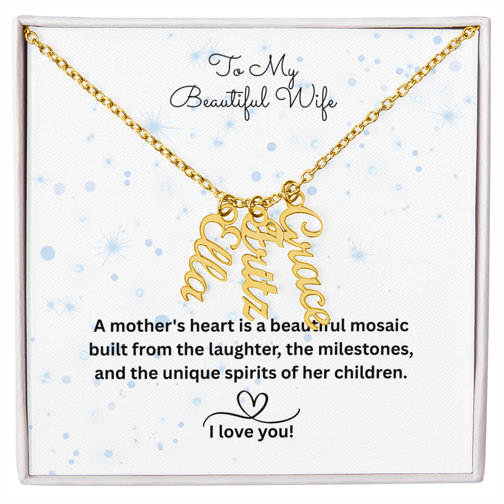 The "Mama's World" Custom Multi-Name Necklace