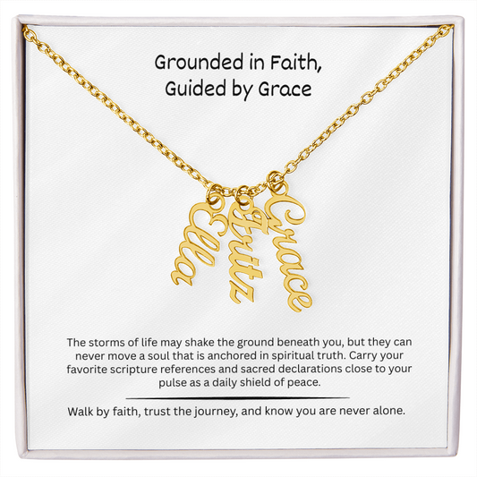 The "Tri-Faith Devotion" Personalized Scripture Necklace
