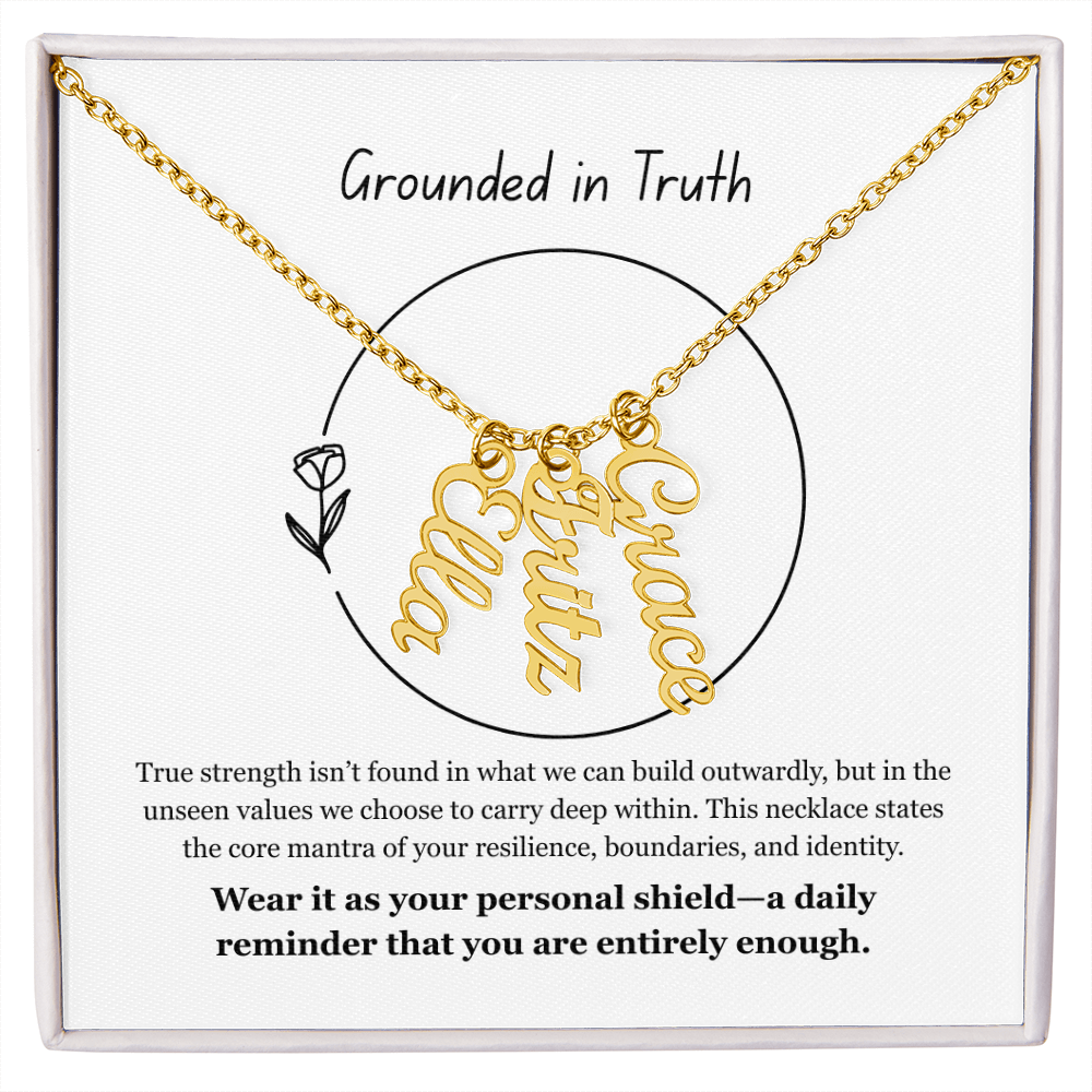 The "Personal Shield" Multi-Bar Affirmation Necklace