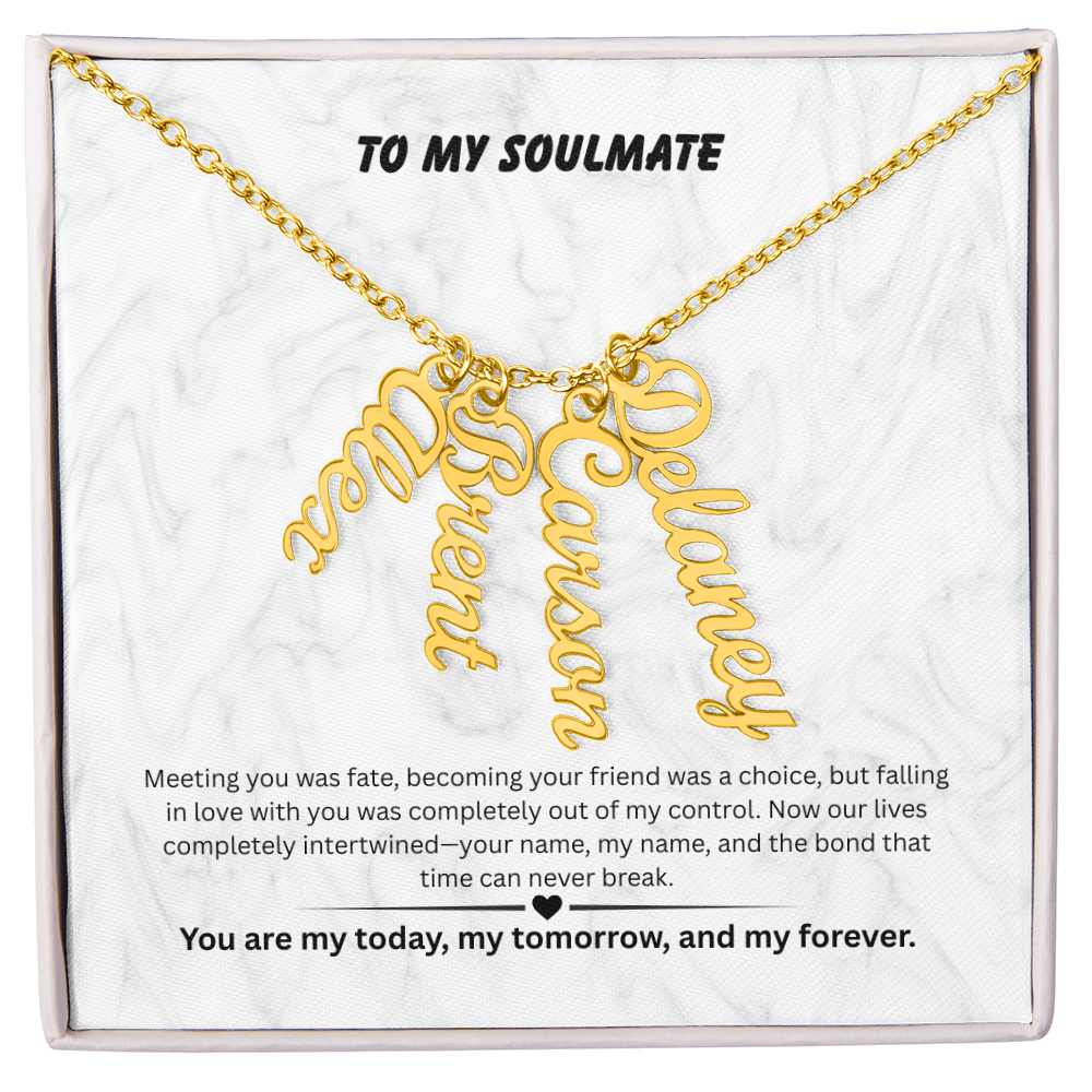 The "Couples Intertwined" Custom Multi-Bar Necklace
