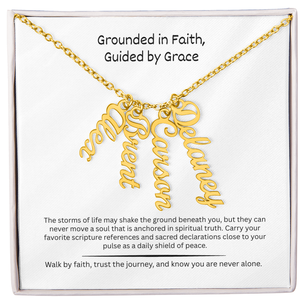 The "Tri-Faith Devotion" Personalized Scripture Necklace