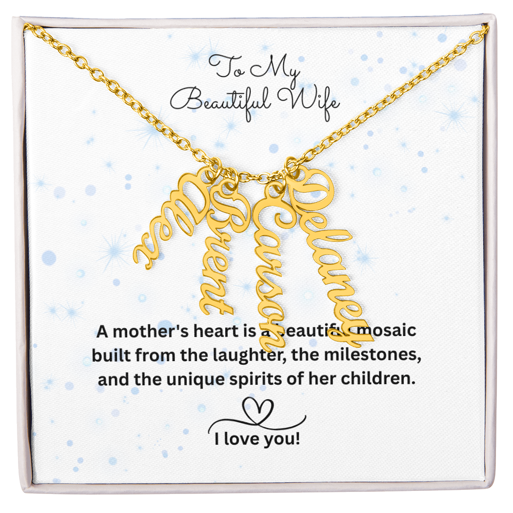 The "Mama's World" Custom Multi-Name Necklace