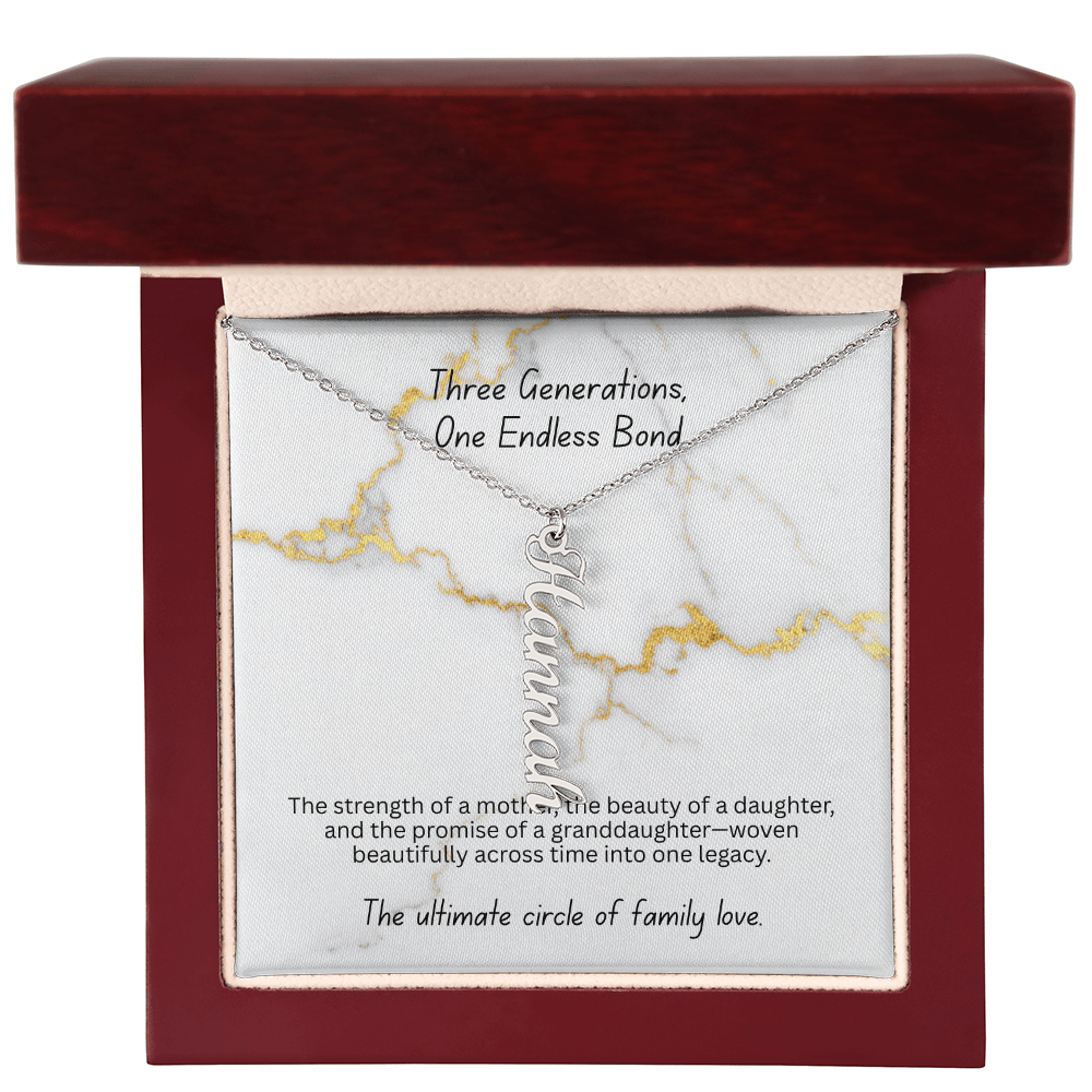 The "Three Generations" Custom Multi-Bar Necklace