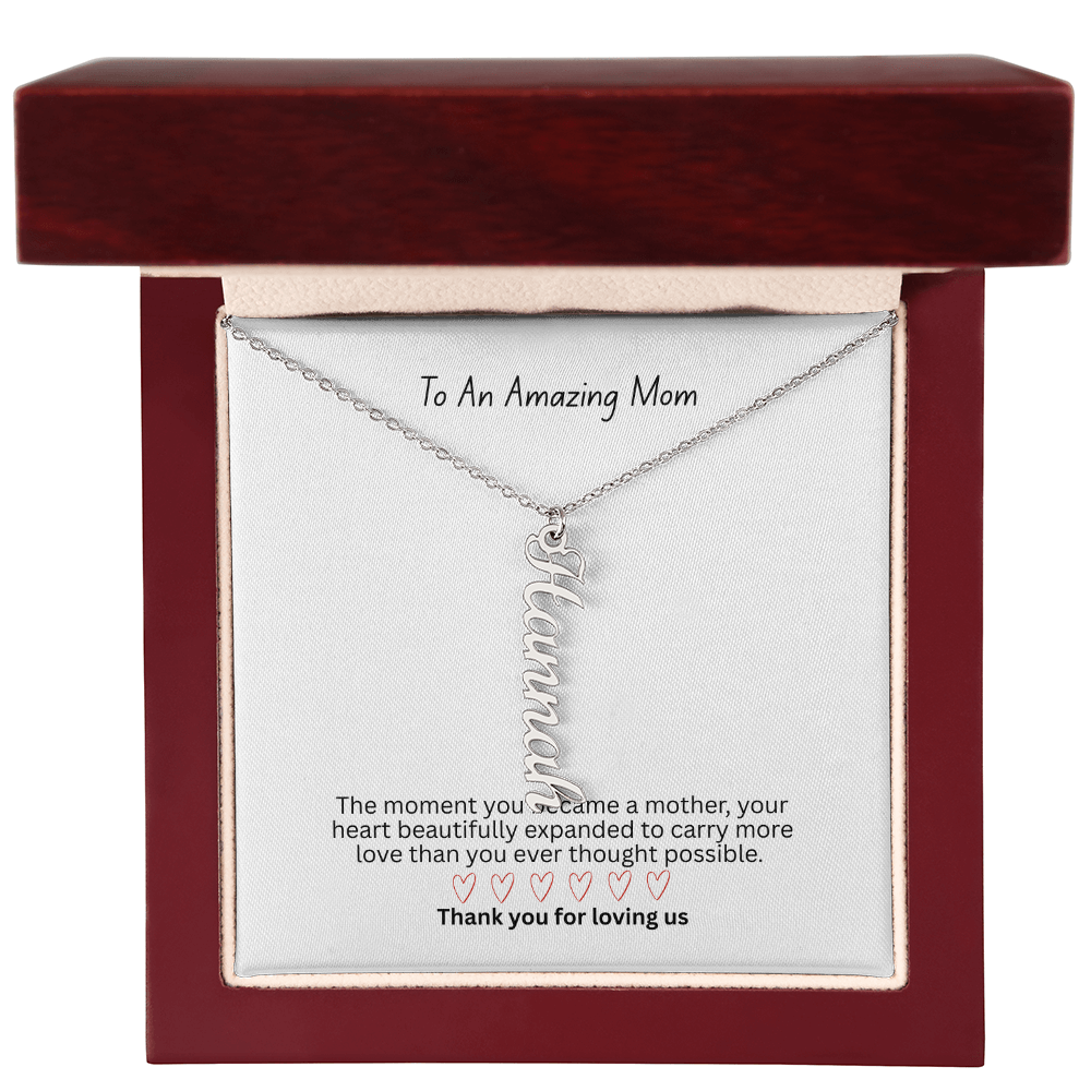 The "Carrying Your Hearts" Multi-Bar Name Necklace