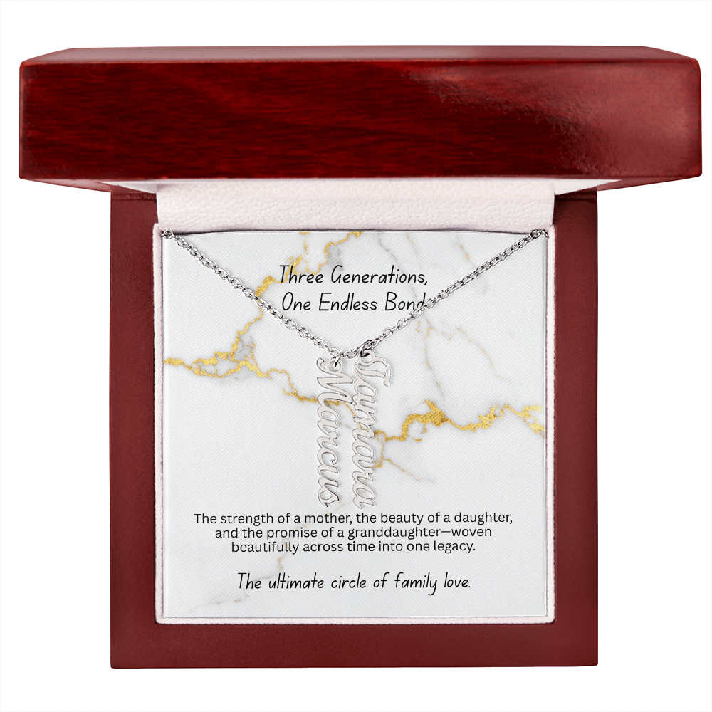 The "Three Generations" Custom Multi-Bar Necklace