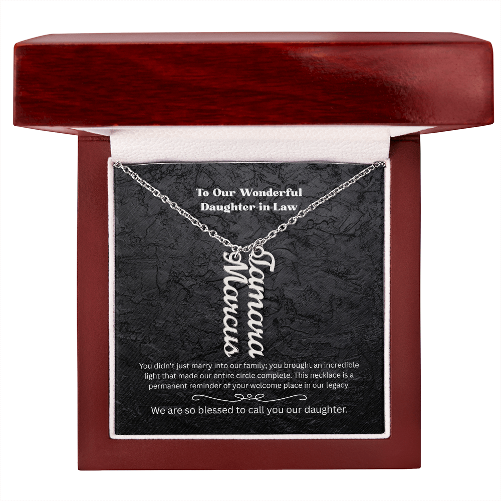 The "Welcomed to the Family" Multi-Name Necklace
