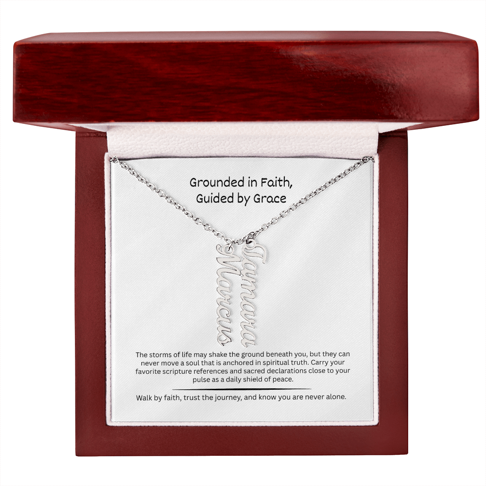 The "Tri-Faith Devotion" Personalized Scripture Necklace