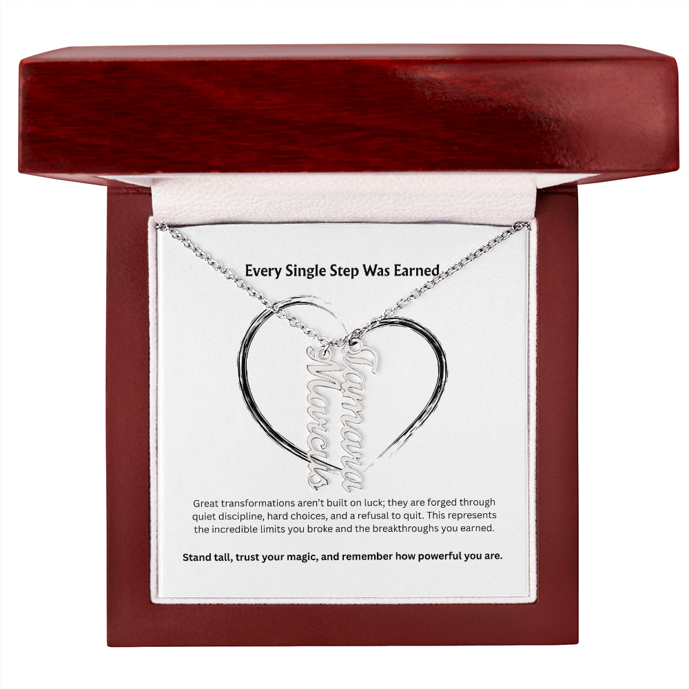 The "Goal Getter" Personalized Multi-Vertical Necklace