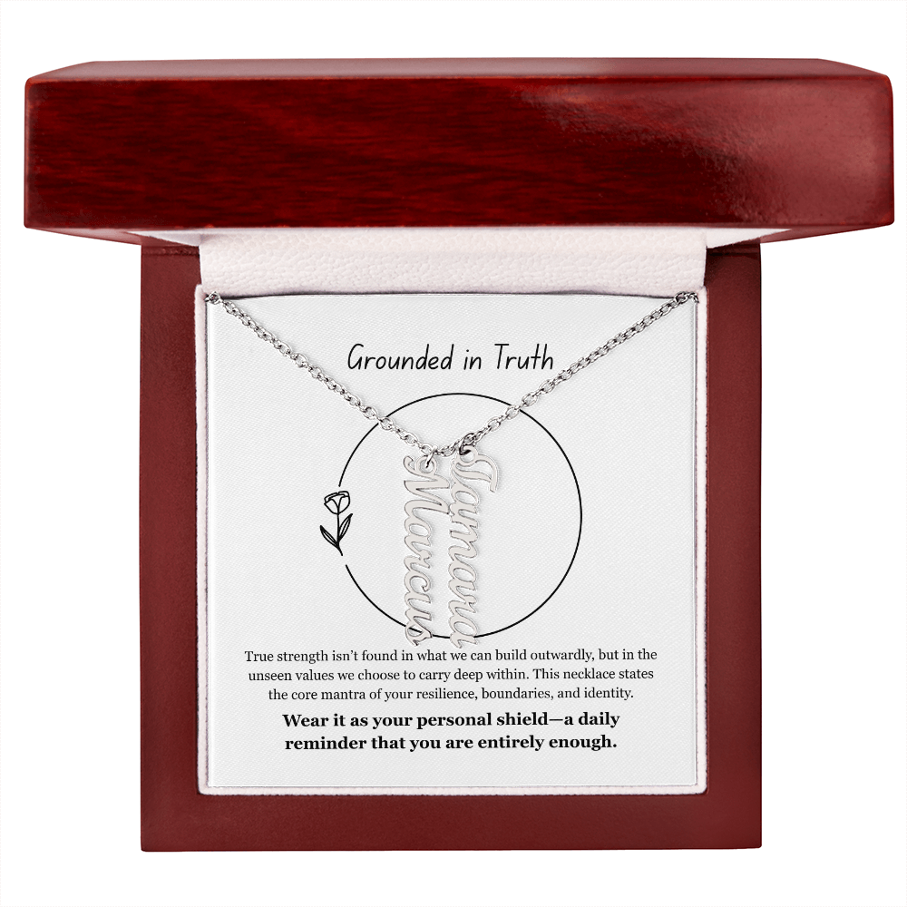 The "Personal Shield" Multi-Bar Affirmation Necklace