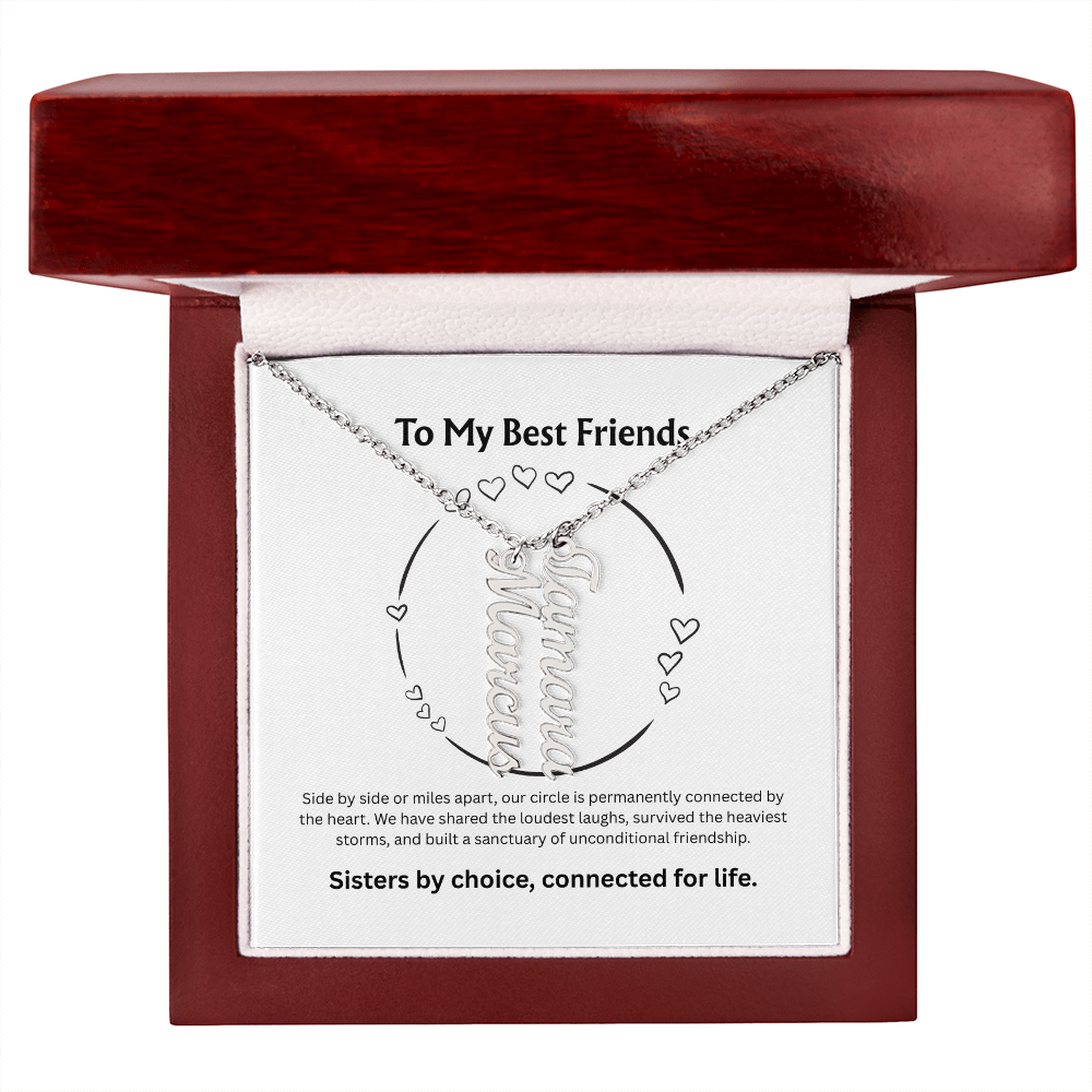 The "Best Friends Pack" Multi-Bar Name Necklace