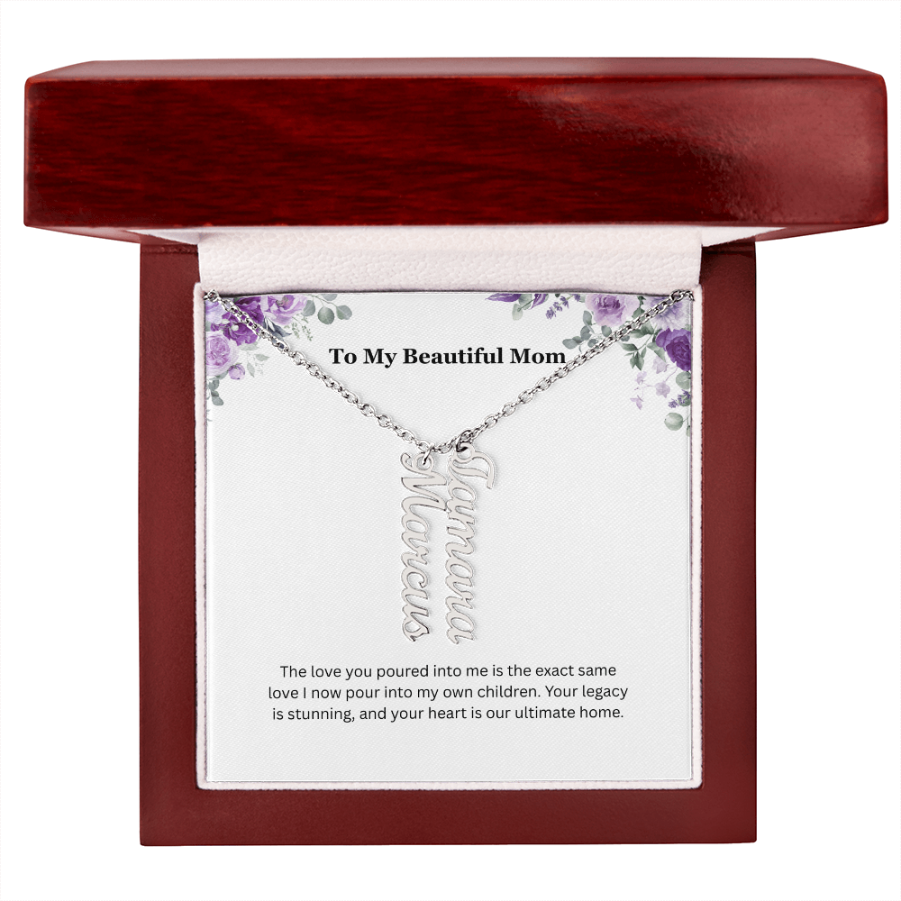 The "Matriarch Legacy" Multi-Name Necklace for Grandma