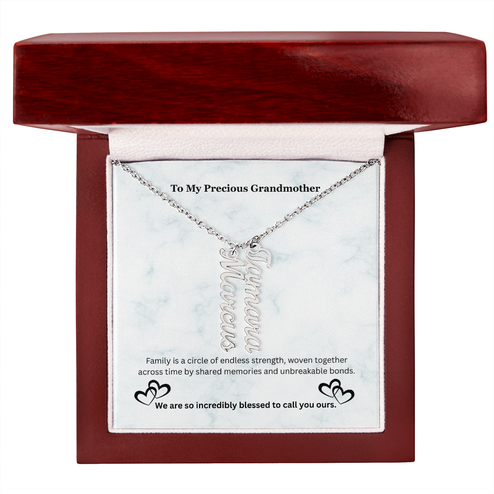 The "Generational Crest" Custom Multi-Bar Pendant