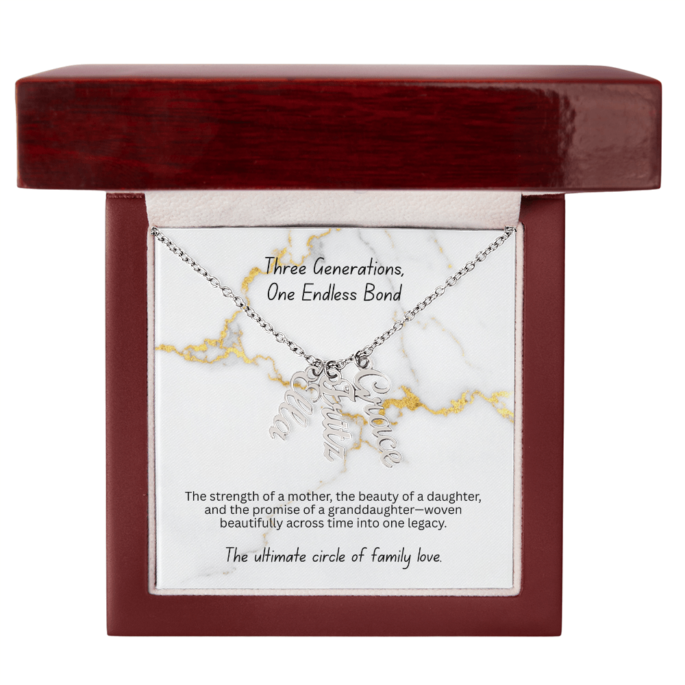 The "Three Generations" Custom Multi-Bar Necklace