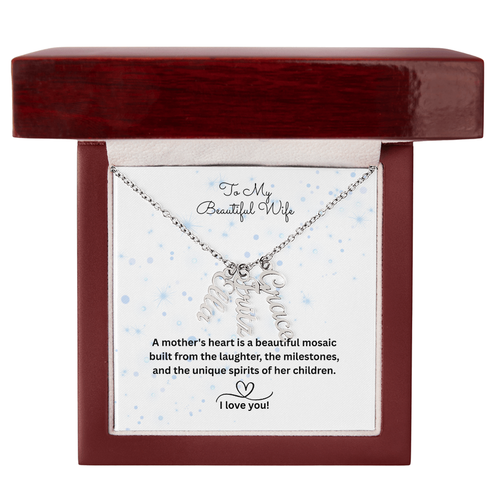 The "Mama's World" Custom Multi-Name Necklace