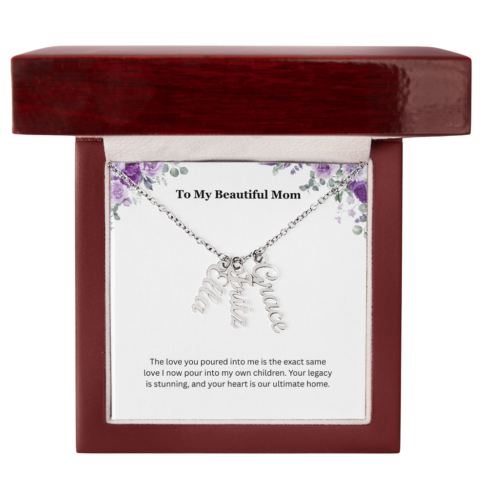 The "Matriarch Legacy" Multi-Name Necklace for Grandma