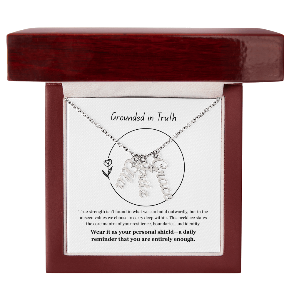 The "Personal Shield" Multi-Bar Affirmation Necklace