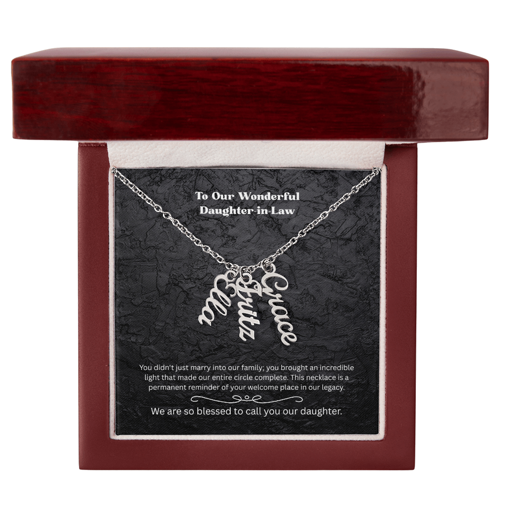 The "Welcomed to the Family" Multi-Name Necklace