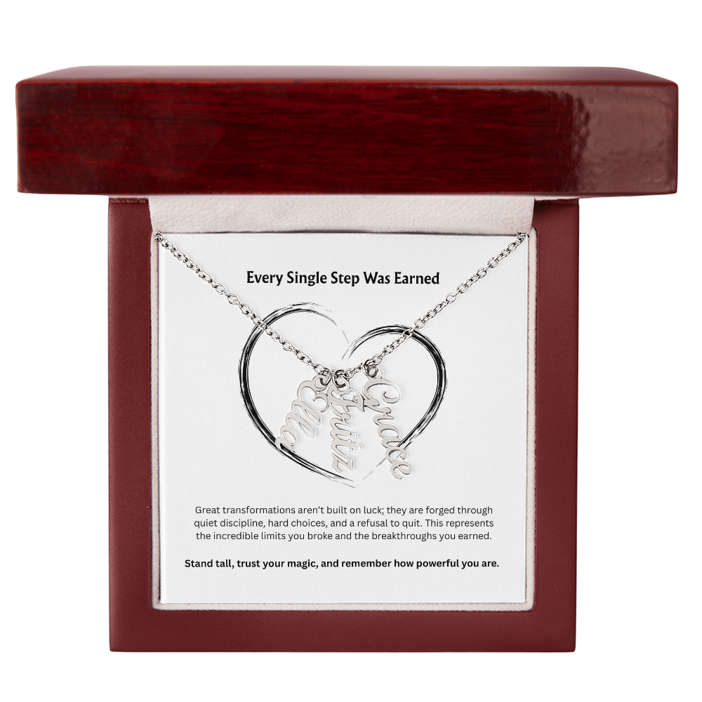 The "Goal Getter" Personalized Multi-Vertical Necklace