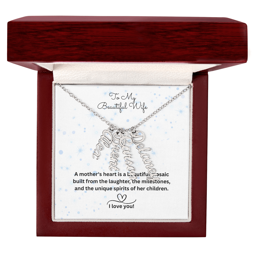 The "Mama's World" Custom Multi-Name Necklace