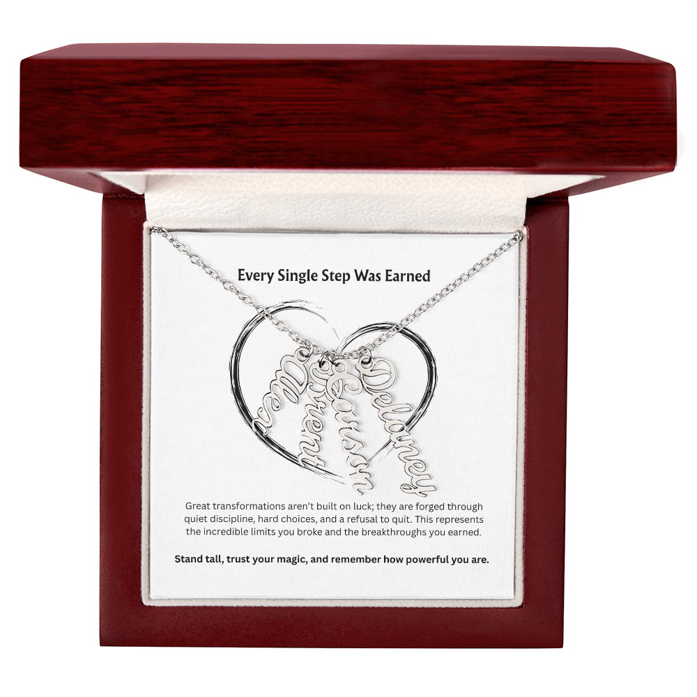 The "Goal Getter" Personalized Multi-Vertical Necklace