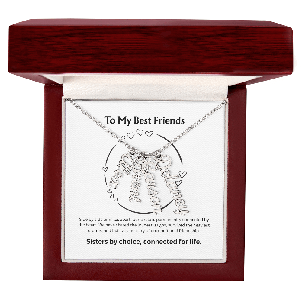 The "Best Friends Pack" Multi-Bar Name Necklace