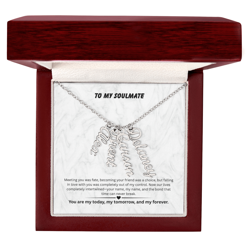 The "Couples Intertwined" Custom Multi-Bar Necklace