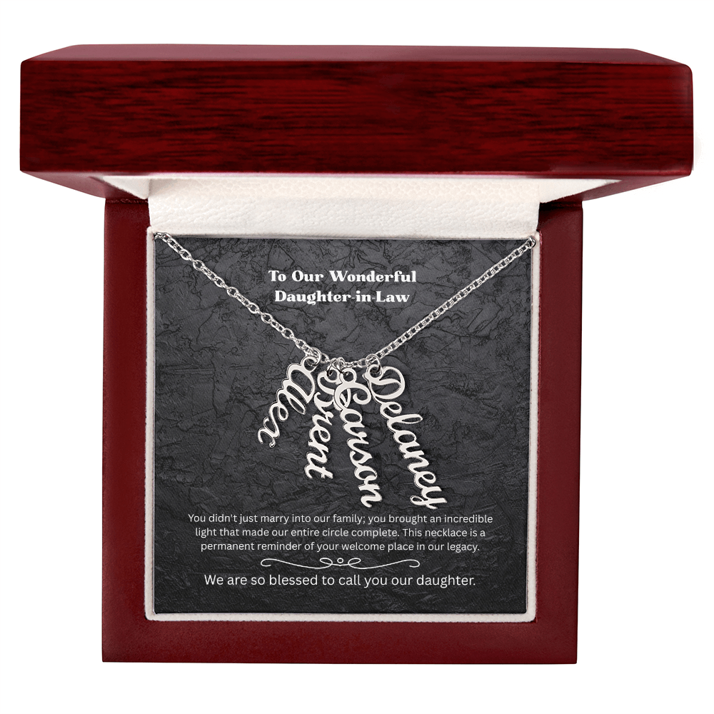 The "Welcomed to the Family" Multi-Name Necklace