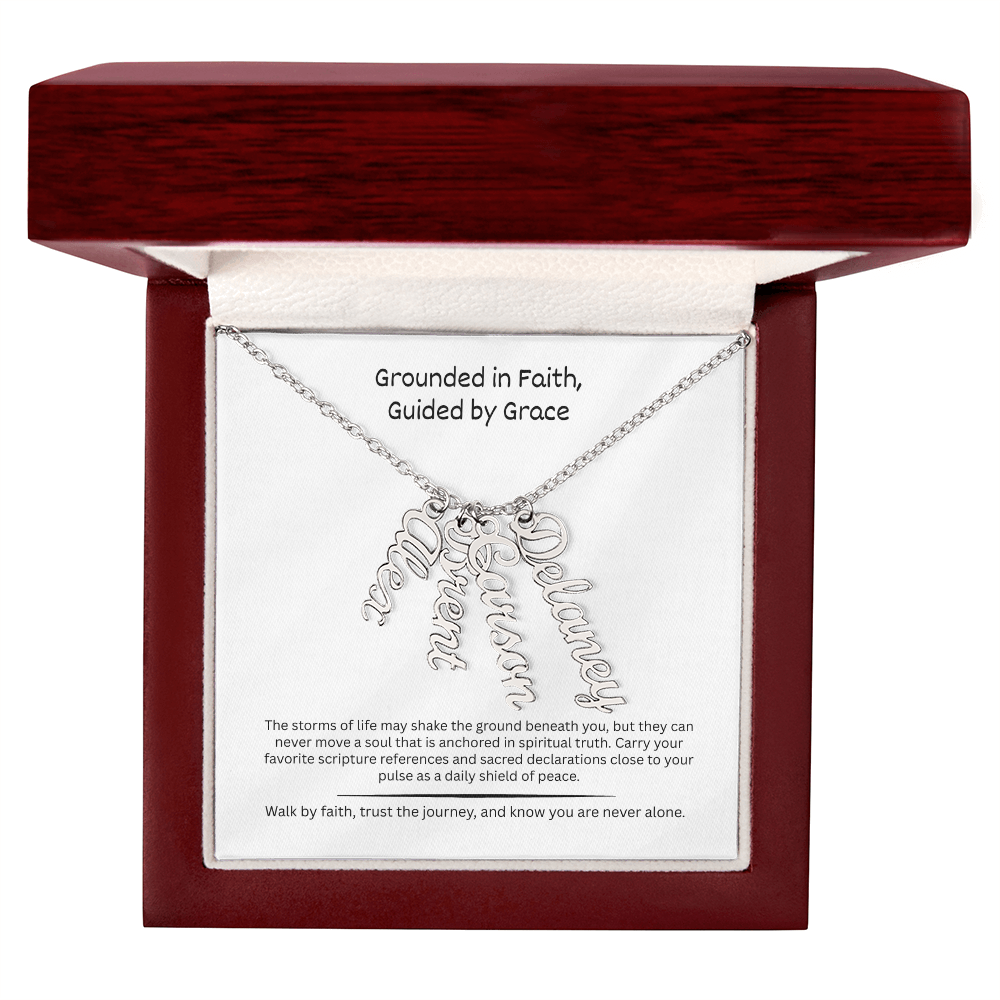The "Tri-Faith Devotion" Personalized Scripture Necklace