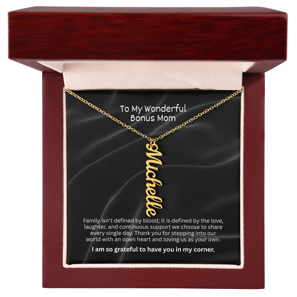 The "Bonus Mom Legacy" Multi-Name Necklace