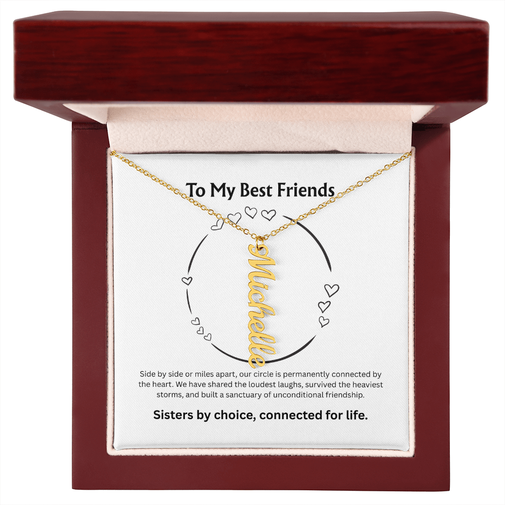 The "Best Friends Pack" Multi-Bar Name Necklace