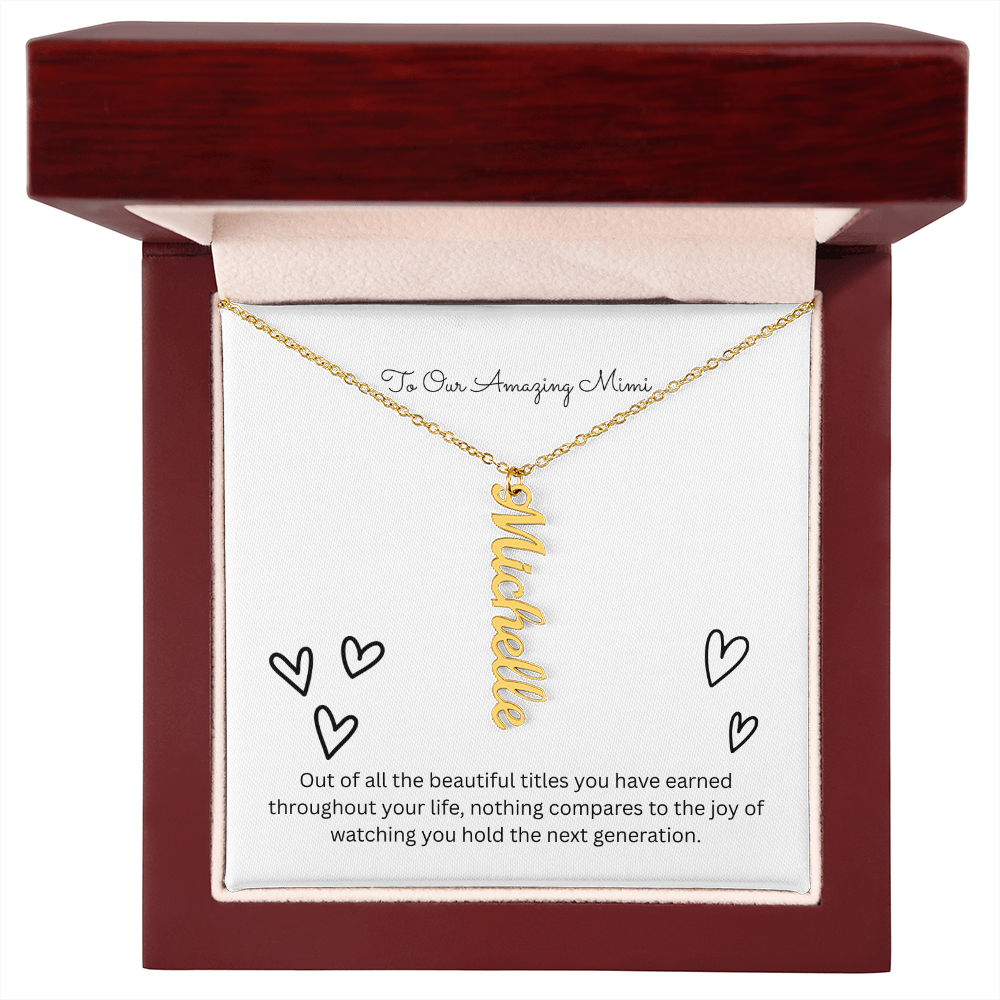 The "Grandkids Legacy" Custom Multi-Bar Necklace