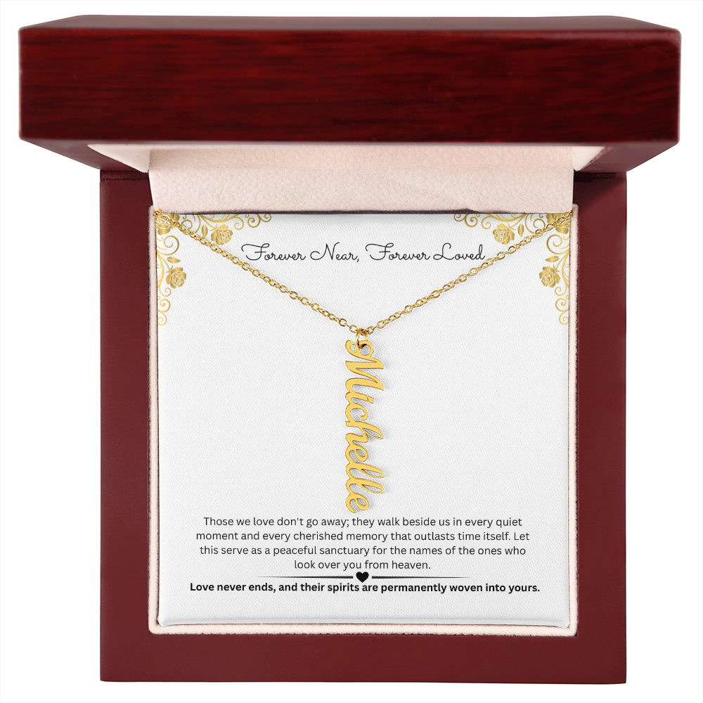 The "Always Near" Memorial Multi-Bar Name Necklace