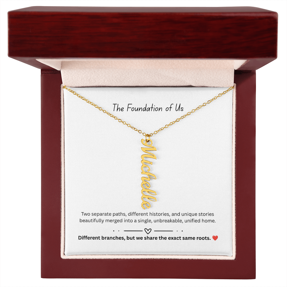 The "Two Worlds Unified" Multi-Bar Name Necklace