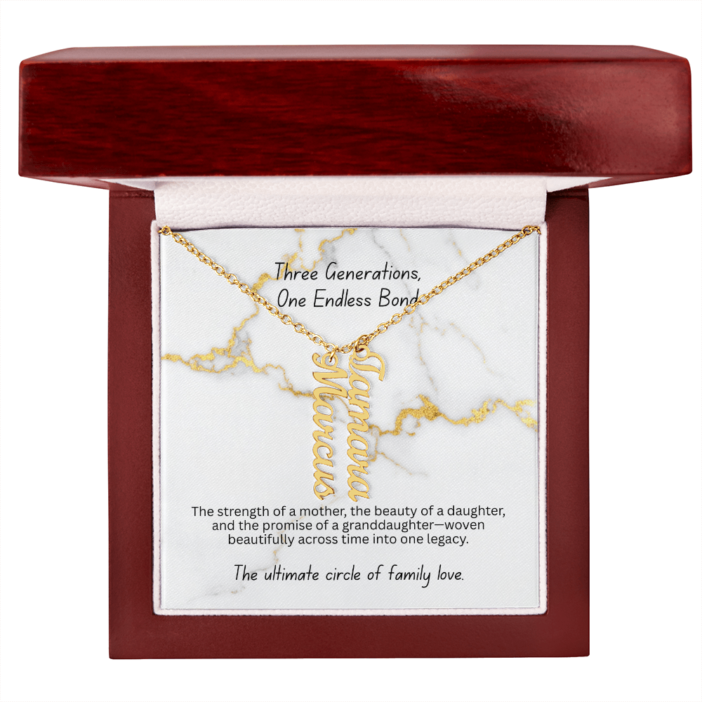 The "Three Generations" Custom Multi-Bar Necklace