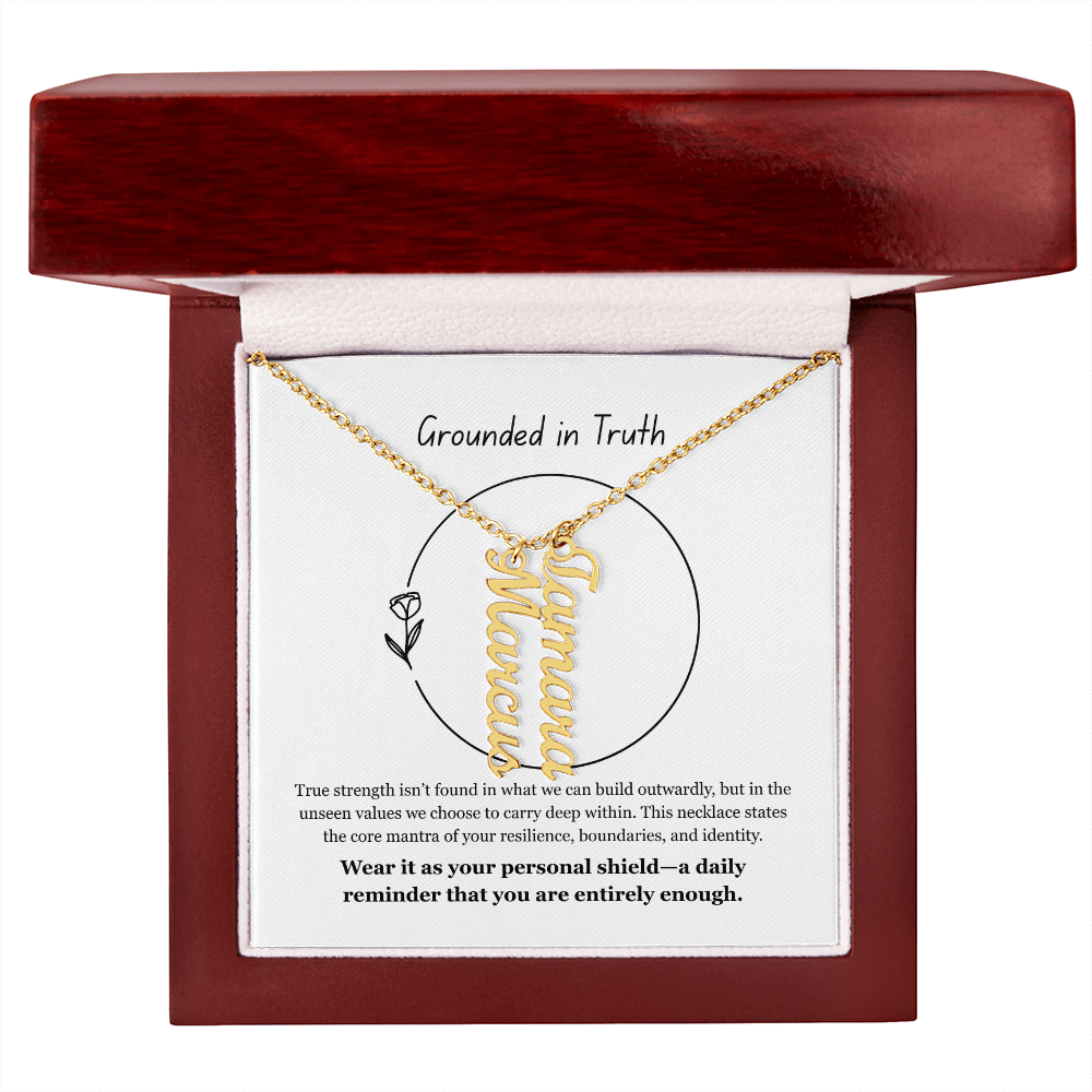 The "Personal Shield" Multi-Bar Affirmation Necklace