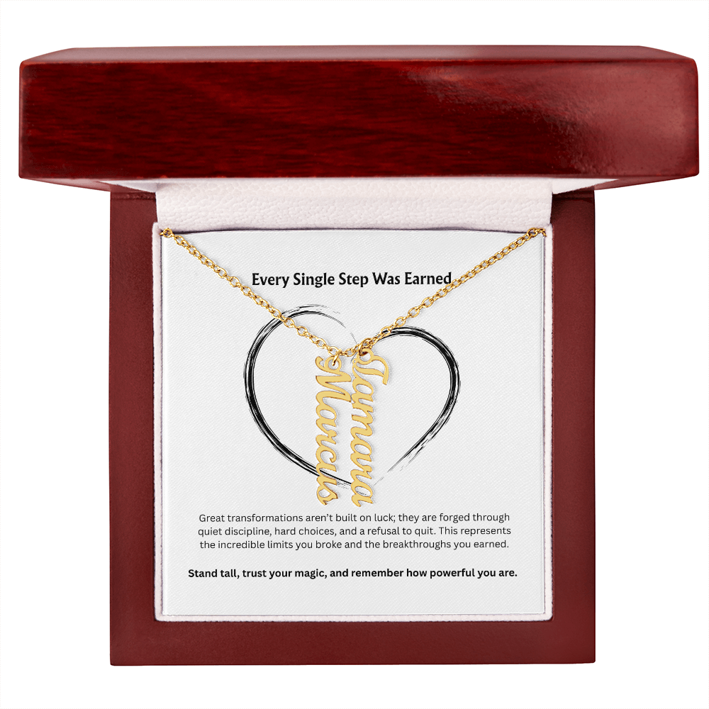 The "Goal Getter" Personalized Multi-Vertical Necklace