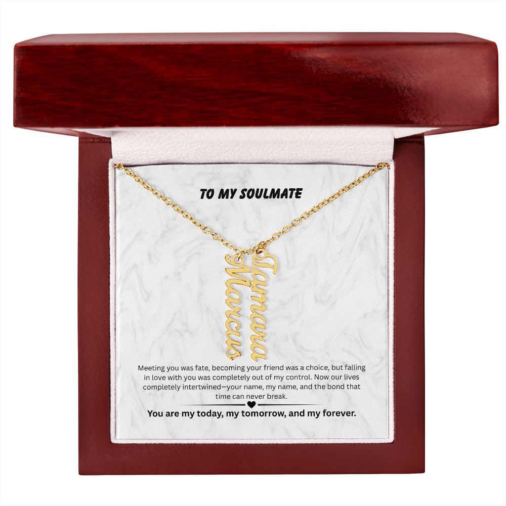 The "Couples Intertwined" Custom Multi-Bar Necklace
